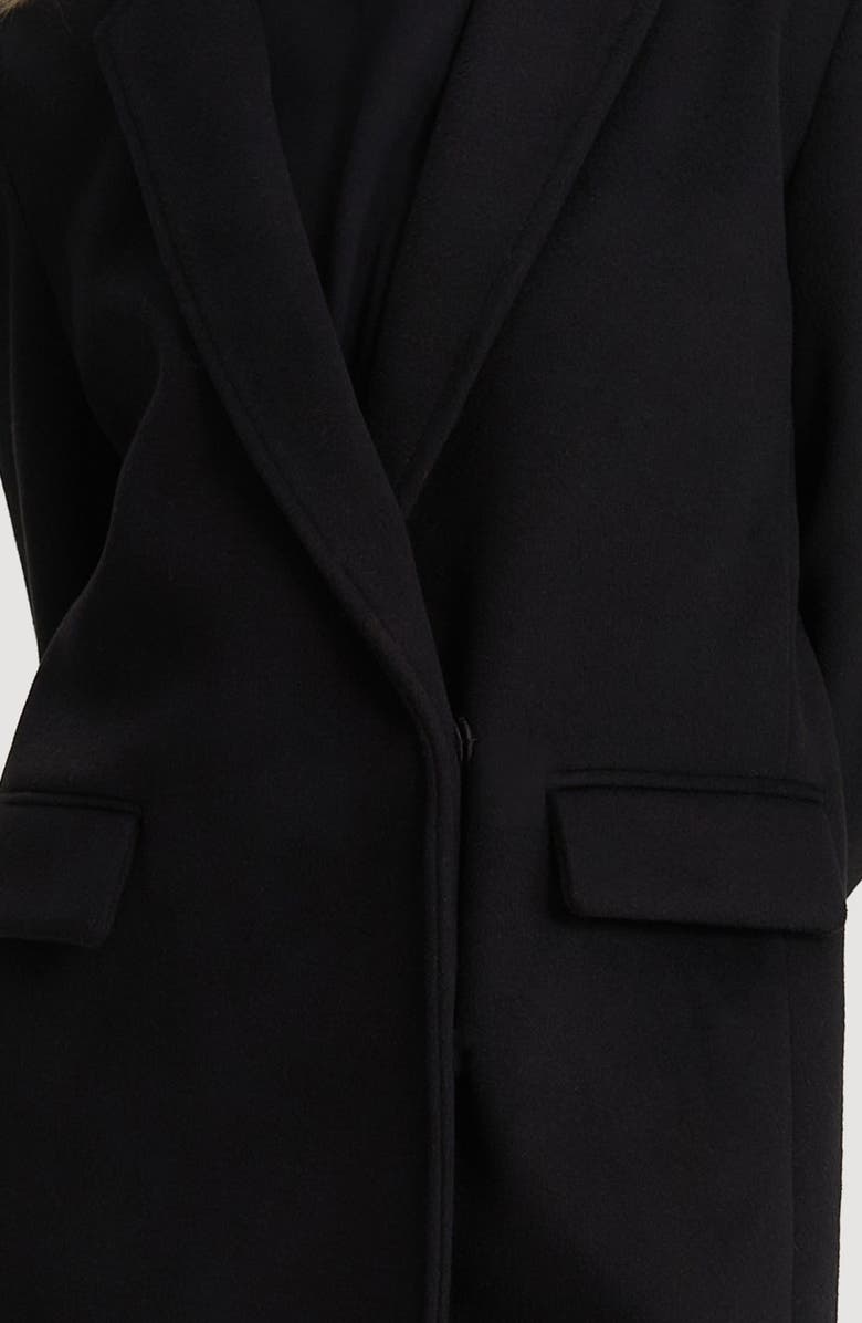 Noize Masa Notch Collar Coat, Alternate, color, Black