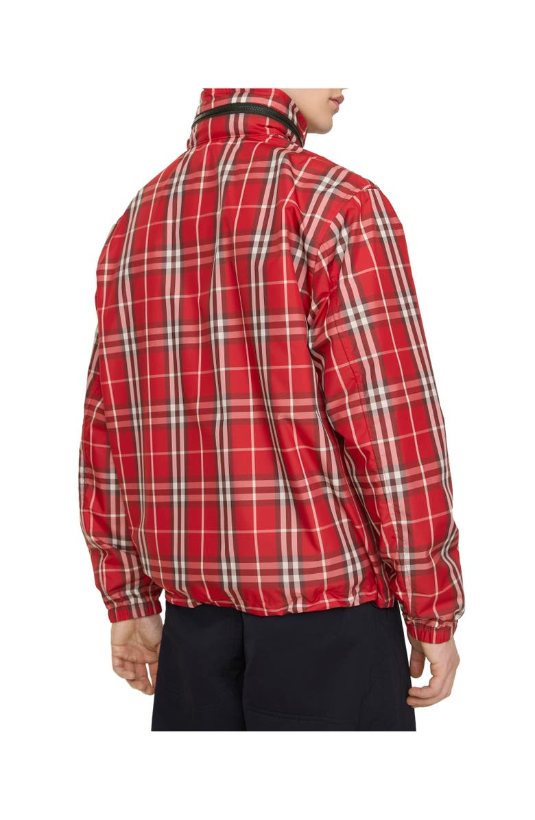 Burberry Knight Check Jacket, Alternate, color, Crayon Red