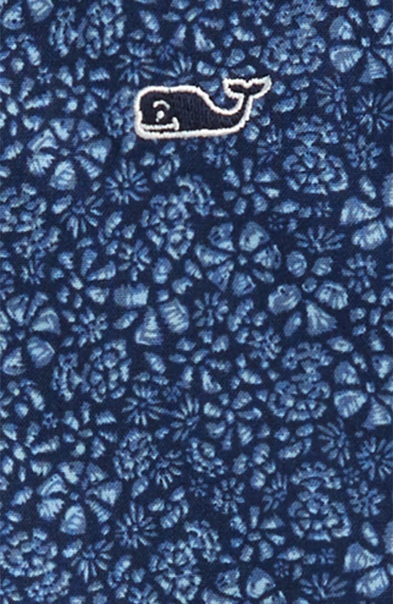 vineyard vines Waterway Floral Short Sleeve Button-Down Shirt, Alternate, color, 