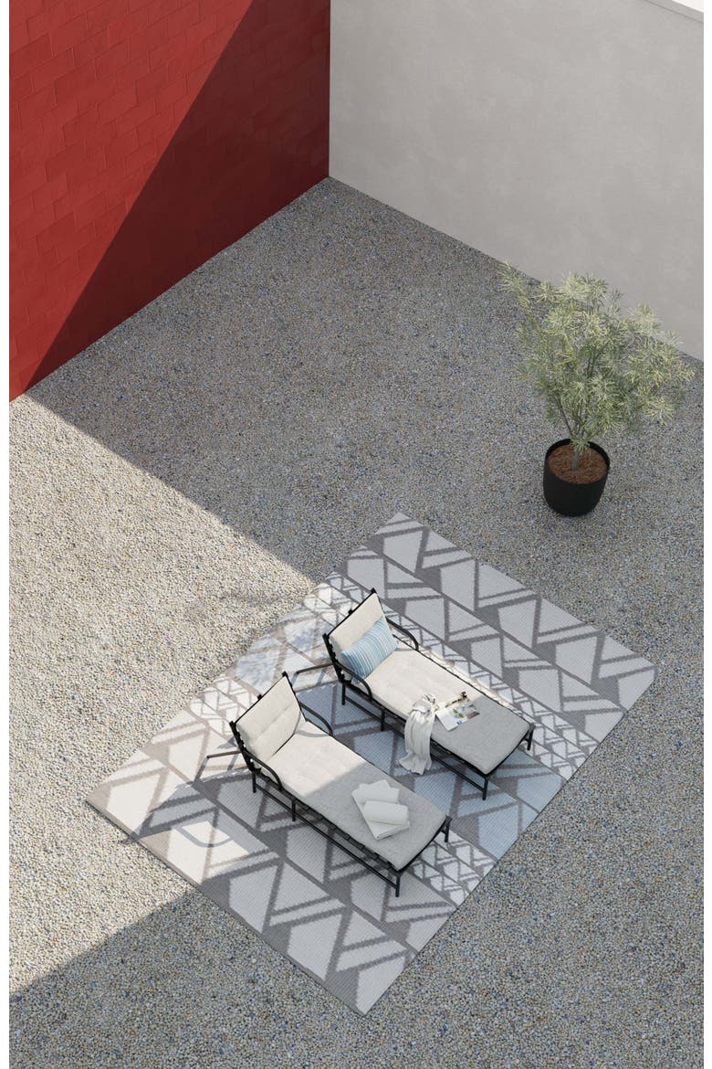Zig Zag Grey, Alternate, color, grey and cream