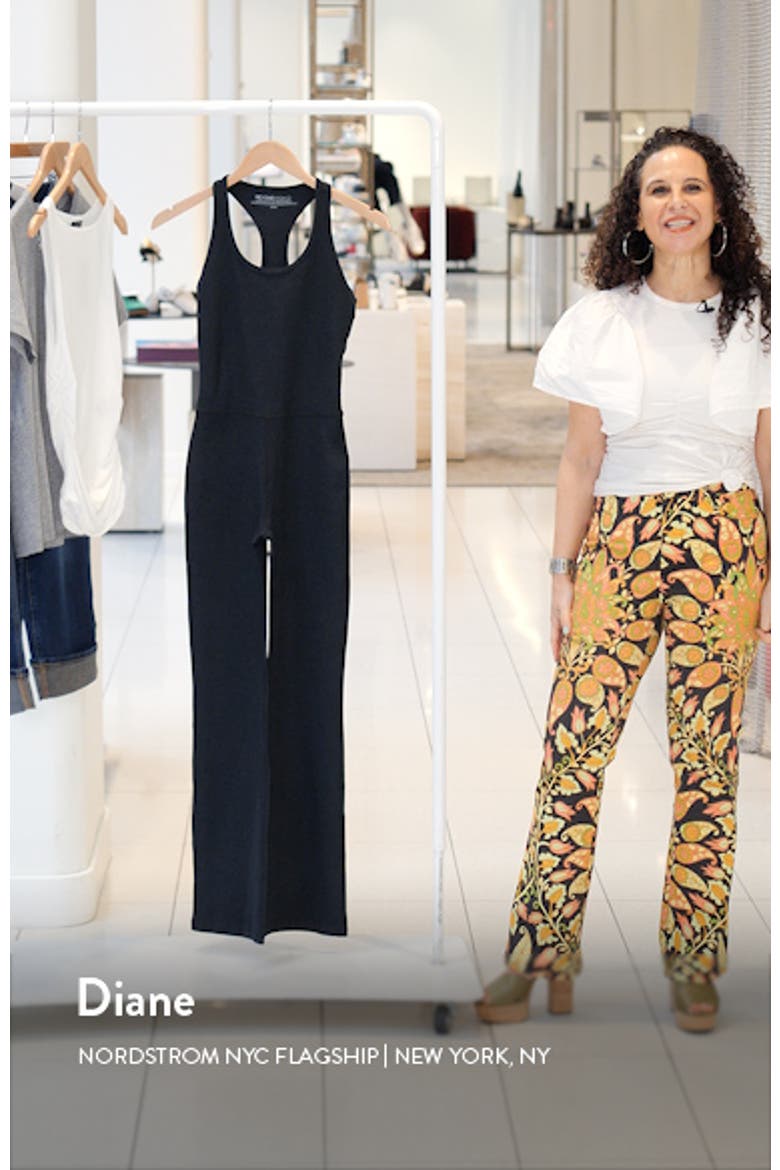 All Around Space Dye Flare Leg Jumpsuit video
