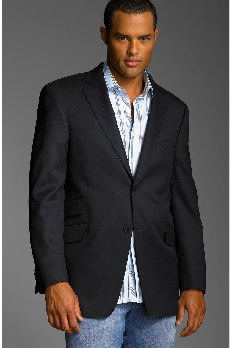 Blazer with Union Jack Lining, Main, color, NAVY