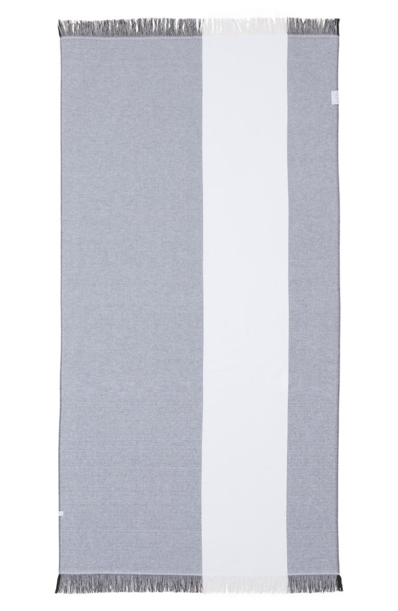 Barefoot Dreams<sup>®</sup> Bold Stripe Oversize Organic Cotton Towel, Alternate, color, 