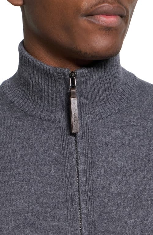 Theory Long Sleeve Relaxed Fit Wool Turtle Neck Sweater In Blue