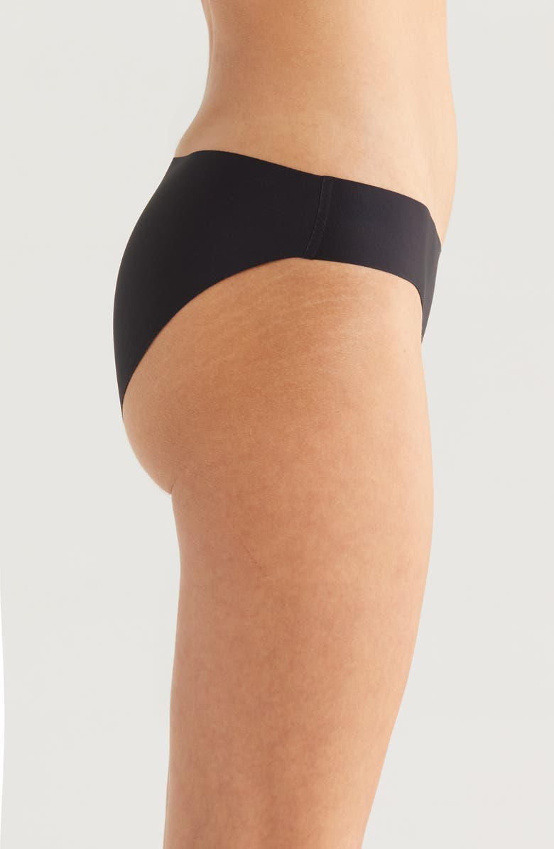 Simone Perele Uniq Seamless Bikini, Alternate, color, Black