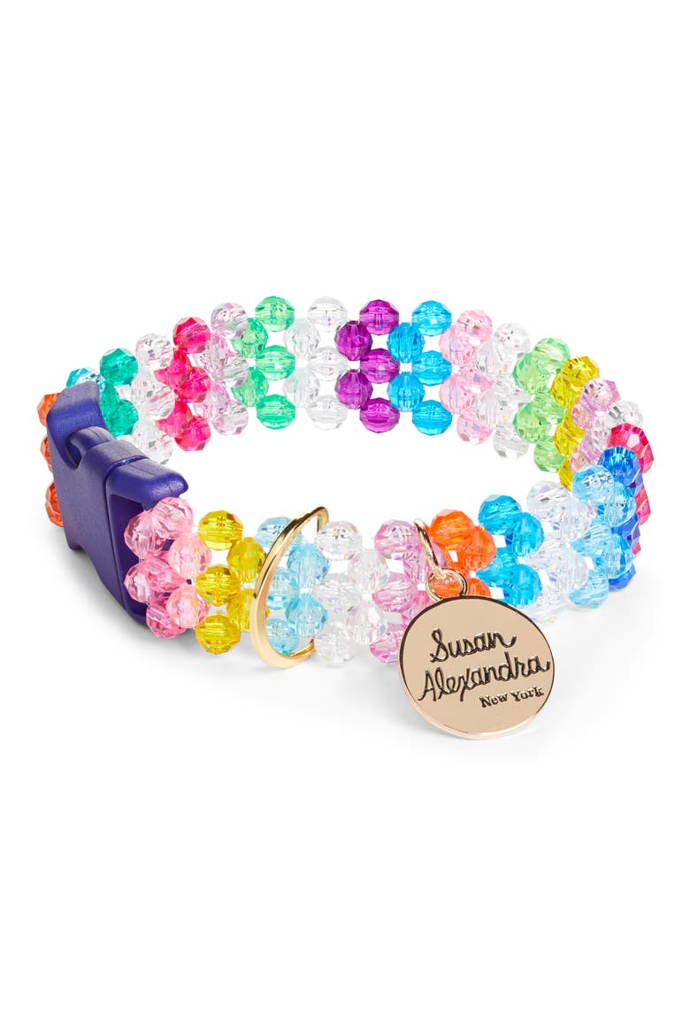 Merry Beaded Dog Collar (Nordstrom Exclusive), Main, color, MULTI