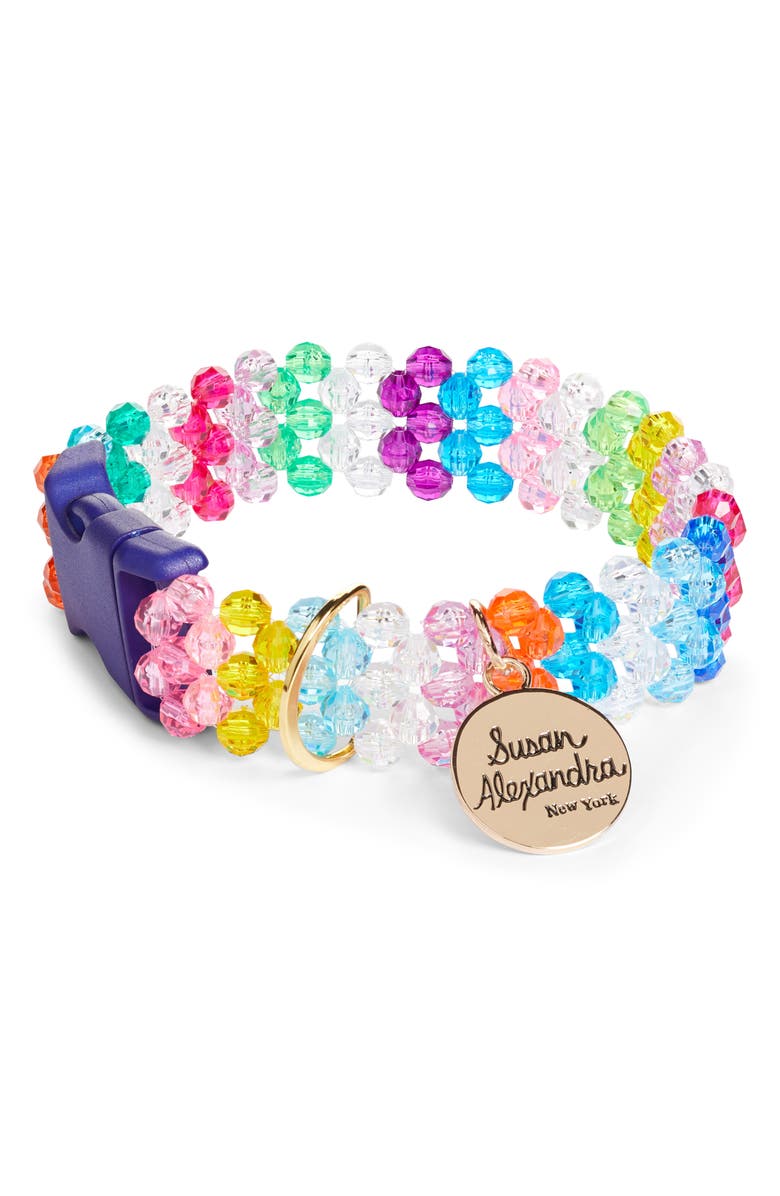 Susan Alexandra Merry Beaded Dog Collar, Main, color, 