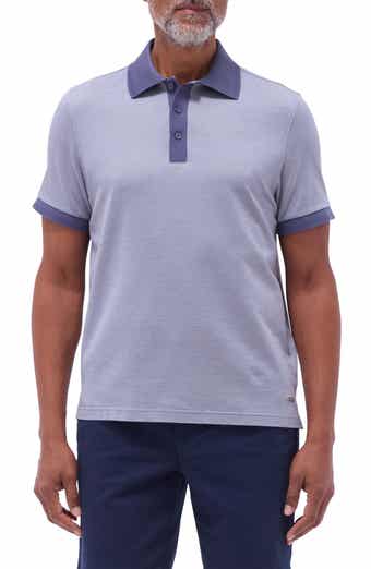 Bugatchi Tipped Cotton Piqué Polo