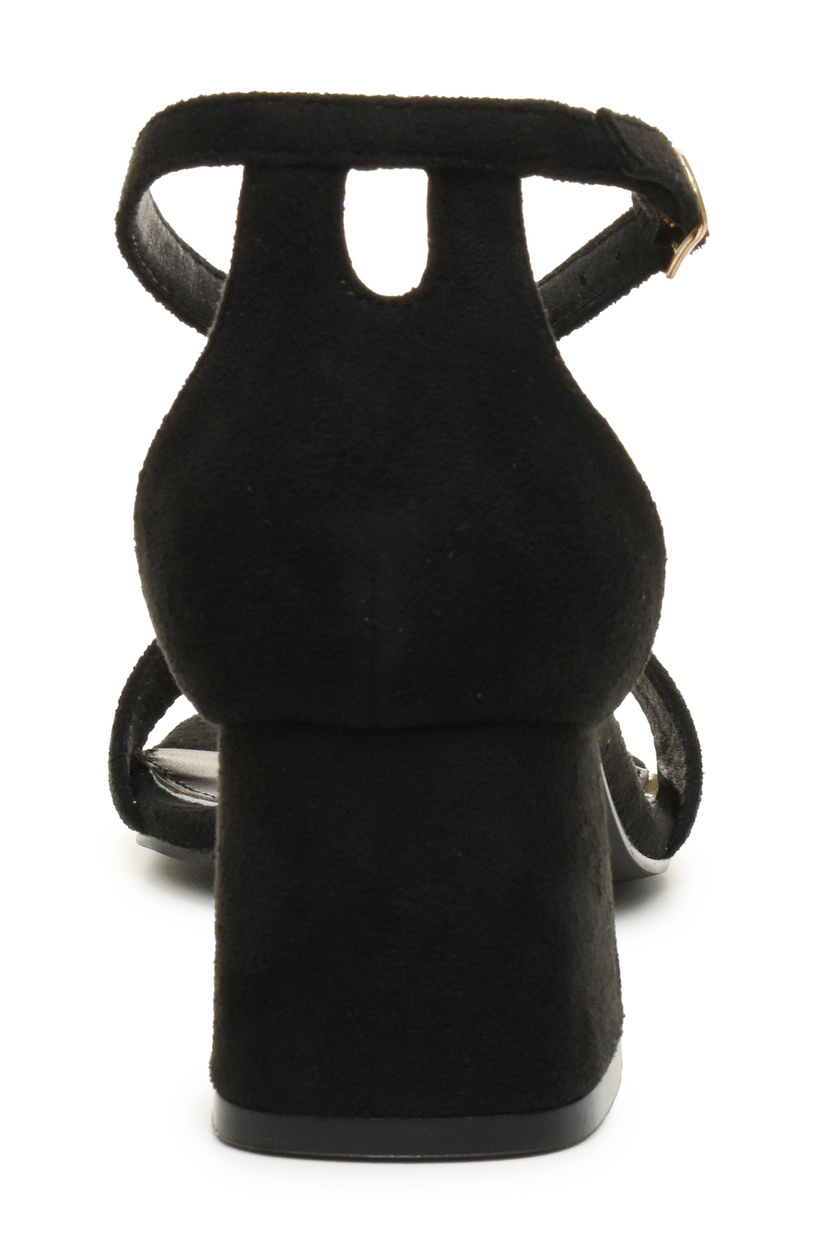 Block Heel Sandal, Alternate, color, BLACK MICRO