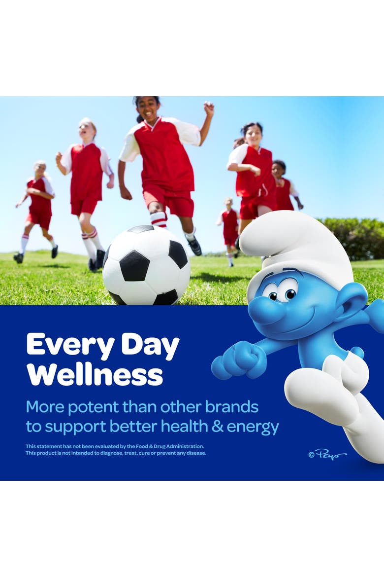 Multivitamin Kids Vitamin Gummies, Smurfs Berry Flavored, 60ct, Alternate, color, None