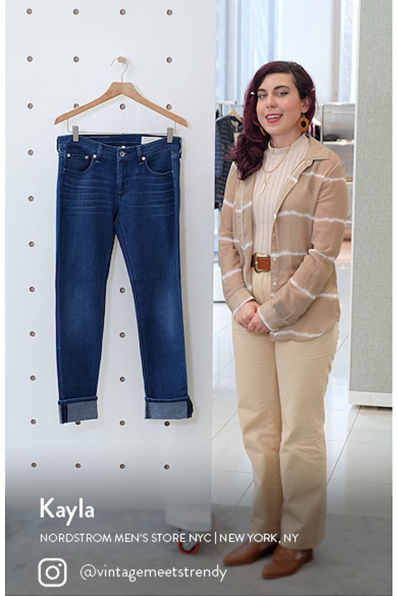 Dre Low Rise Slim Boyfriend Jeans video
