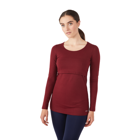 Charlotte Long Sleeve Nursing & Maternity Top