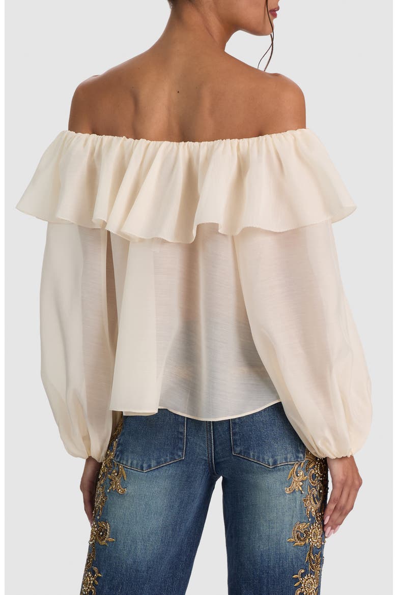 Alta Off the Shoulder Top, Alternate, color, CHINO