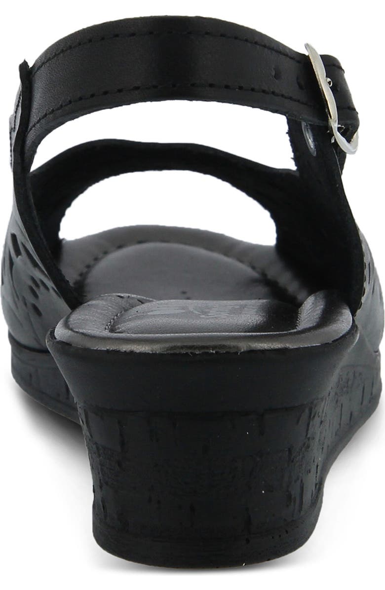 Spring Step Orella Slingback Sandal, Alternate, color, Black/ Black Leather