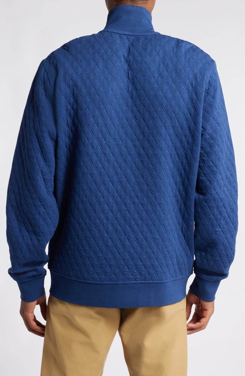 Original Penguin Quilted Cotton Blend Track Jacket, Alternate, color, 