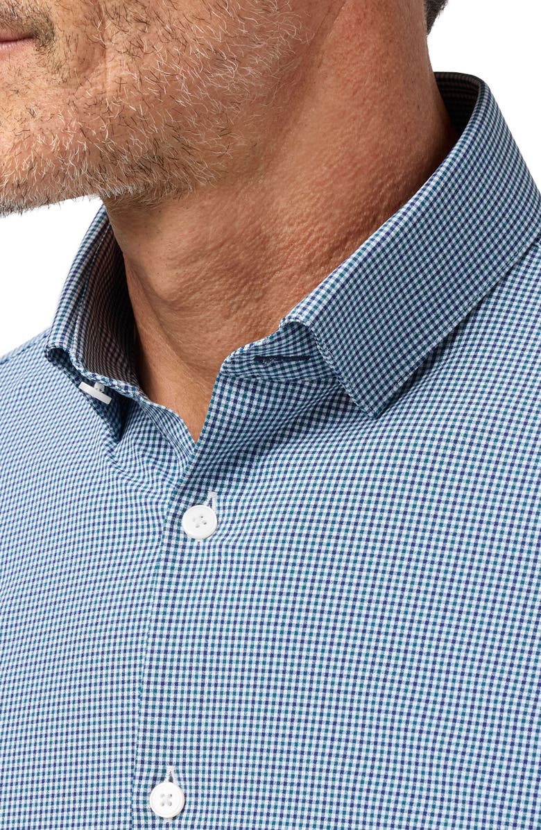 Mizzen+Main Leeward Trim Fit Performance Button-Up Shirt, Alternate, color, 