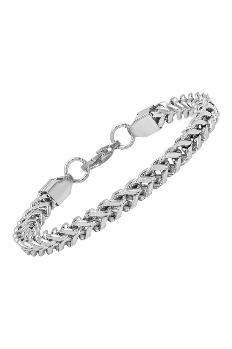 Men's 18K Gold Plate Curb Chain Bracelet, Alternate, color, METALLIC