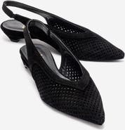 Forever & Always Shoes Lieve Leather Slingback Pump