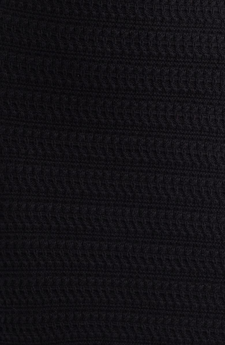 Rails Nastia Shell Embellished Cotton Blend Cover-Up Dress, Alternate, color, Black