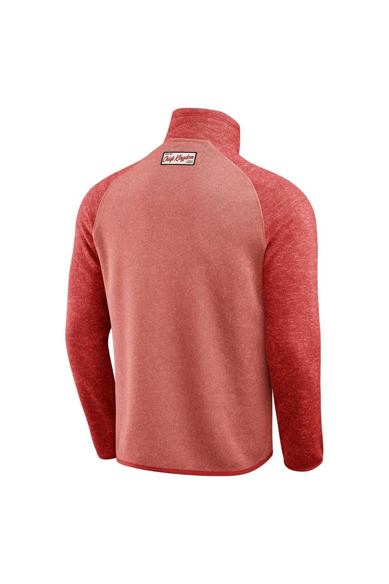 Men's Darius Rucker Collection by Fanatics Red Kansas City Chiefs Tonal Quarter-Zip Jacket, Alternate, color, Red