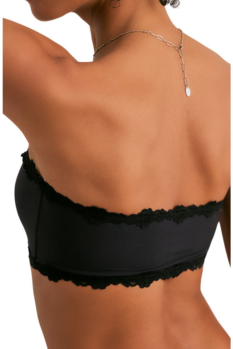 Charlie Bandeau Bra, Alternate, color, BLACK
