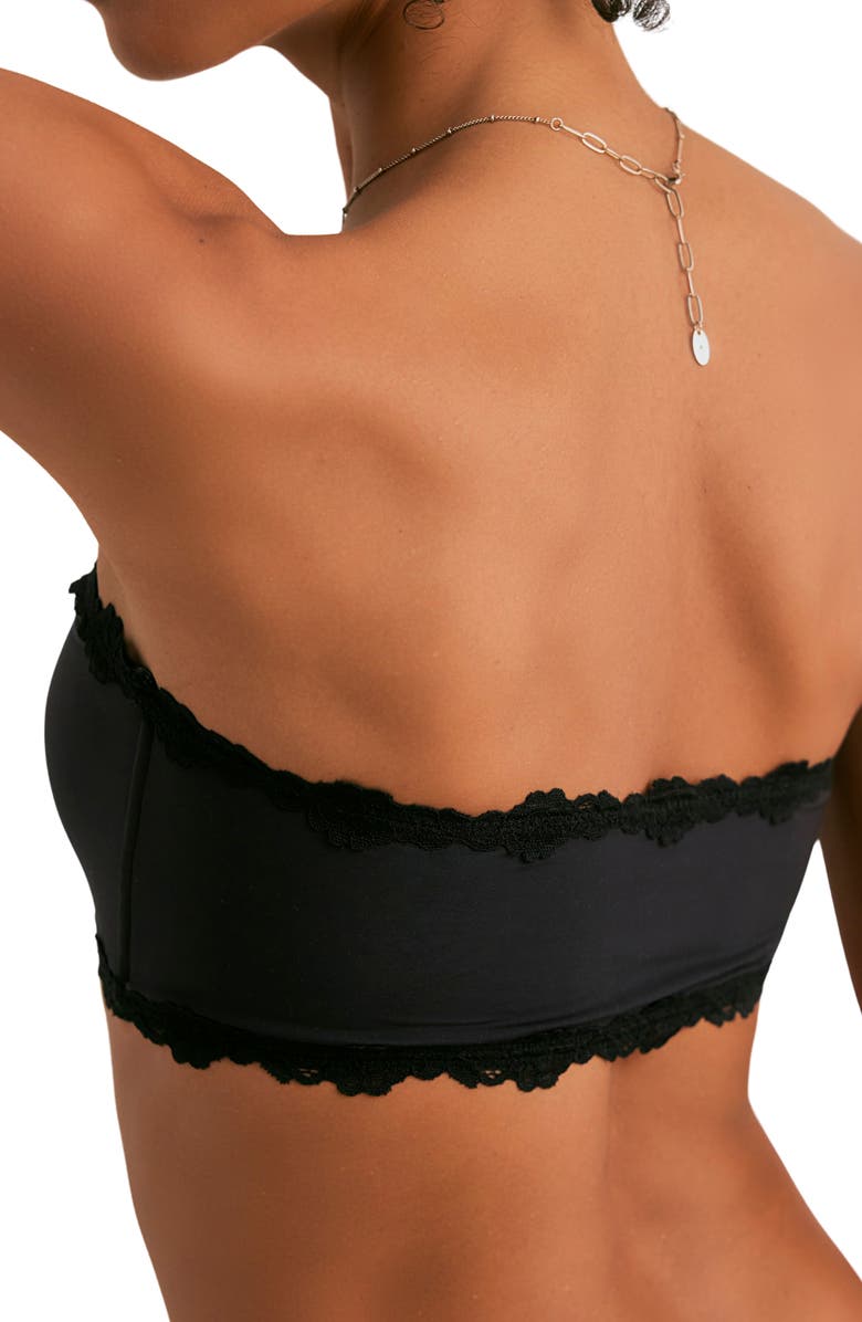 Free People Charlie Bandeau Bra, Alternate, color, Black