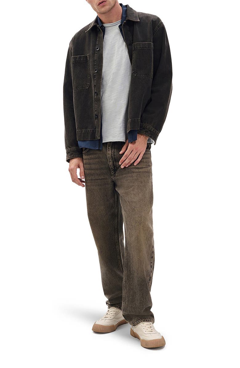 rag & bone Classic Flame Slub Cotton T-Shirt, Alternate, color, Harbor Gray