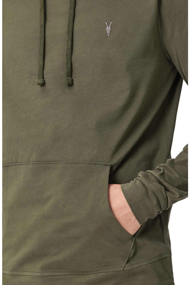 Brace Brushed Cotton Hoodie, Alternate, color, WILD GREEN