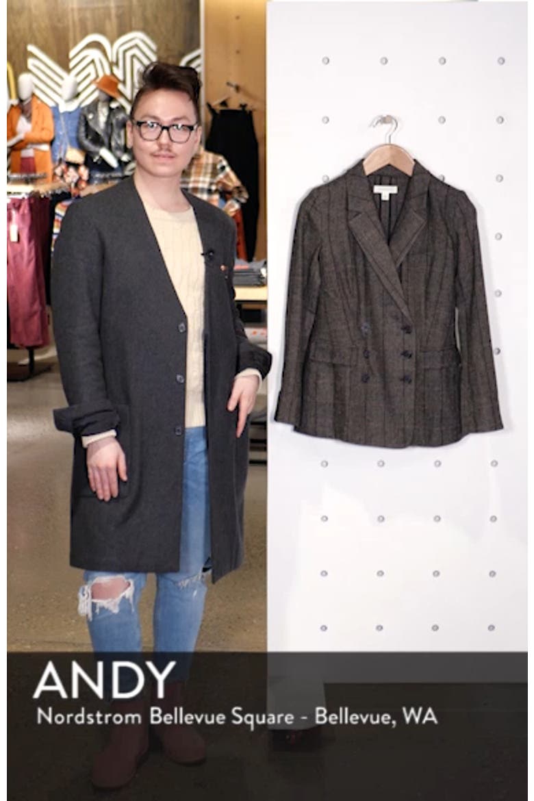 Plaid Double Breasted Blazer video