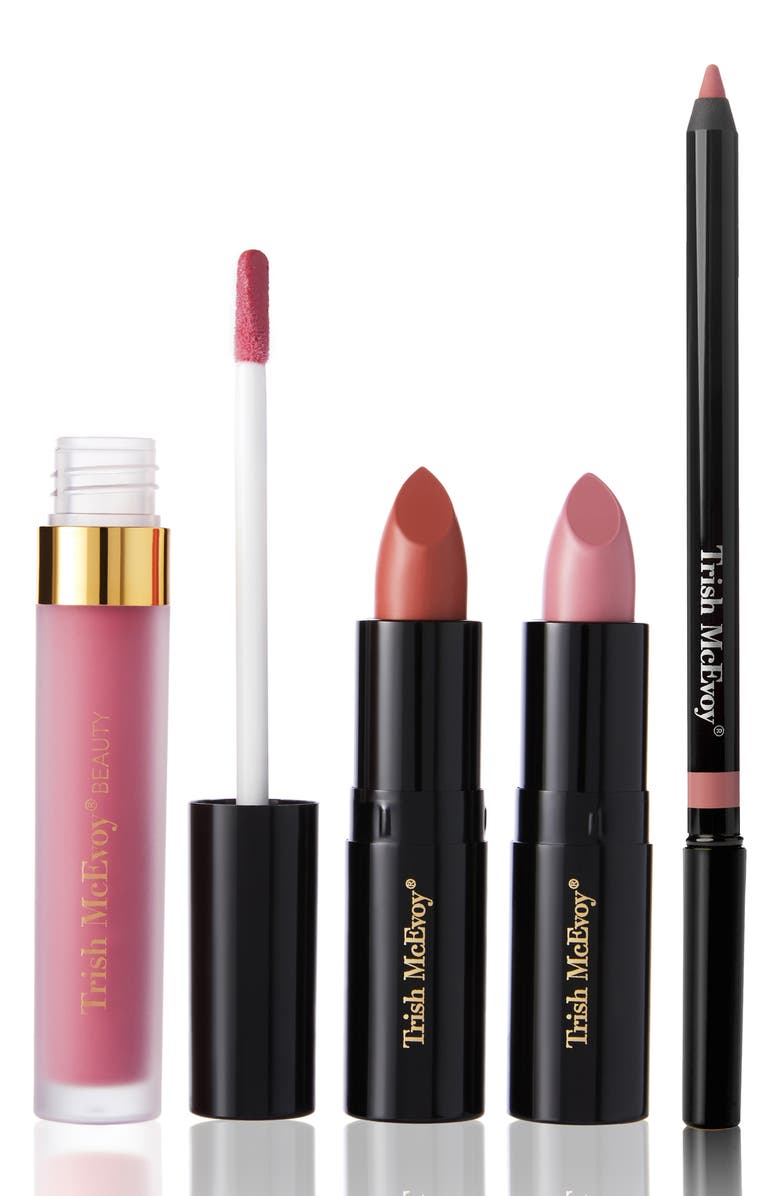 Trish McEvoy Pout Perfecting 4-Piece Collection Set $123 Value, Main, color,
