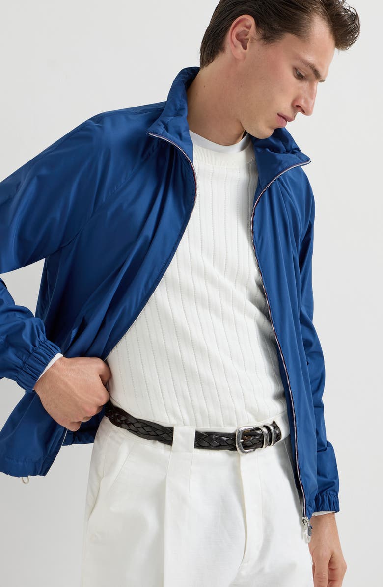 Brunello Cucinelli Outerwear with hood, Alternate, color, Royale Blue