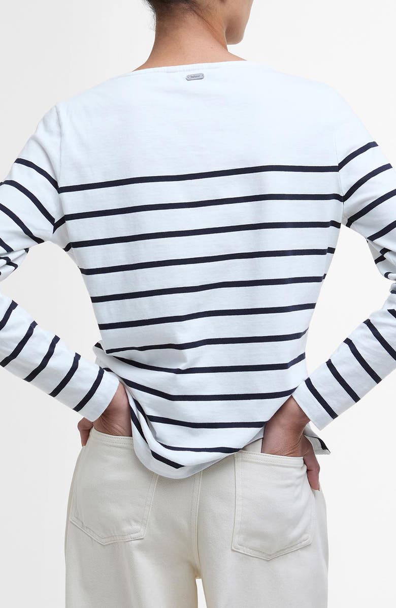Barbour Bradley Stripe Cotton Top, Alternate, color, 