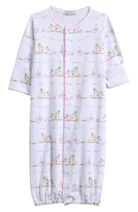 Noah's Print Convertible Pima Cotton Gown (Baby)
