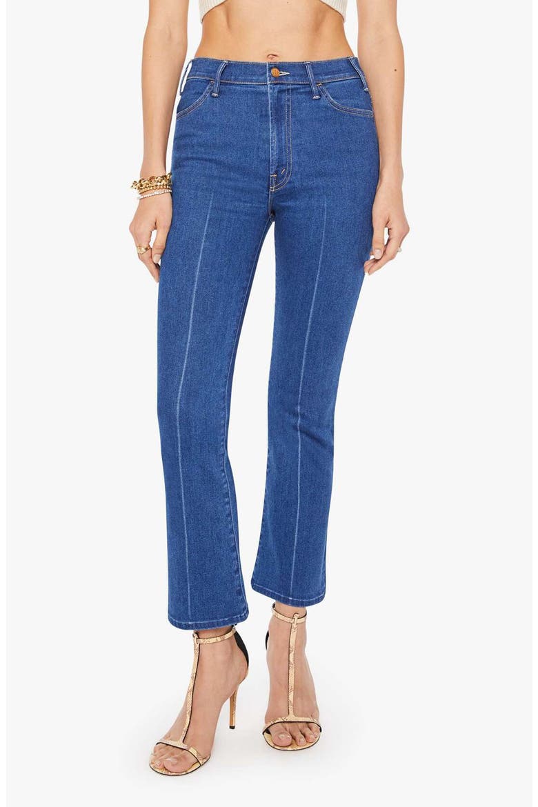 The Hustler High Waist Ankle Bootcut Jeans, Main, color, SIDE GIG