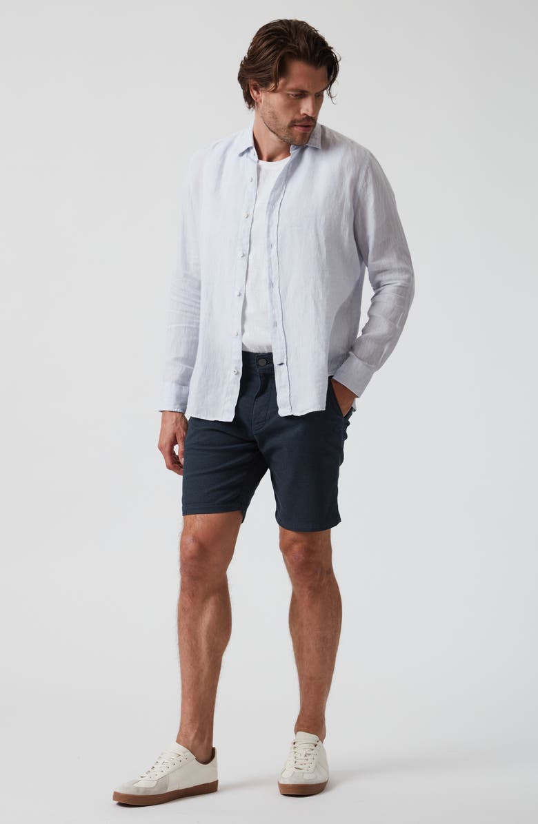 34 Heritage Arizona CoolMax<sup>®</sup> Slim Fit Chino Shorts, Alternate, color, Navy Coolmax