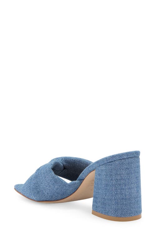 Stuart Weitzman Glamknot 85 Slide Sandal In Washed