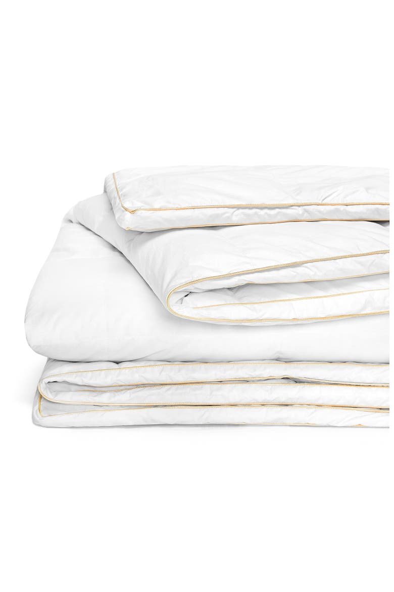 Artemis goose down comforter, Alternate, color, White