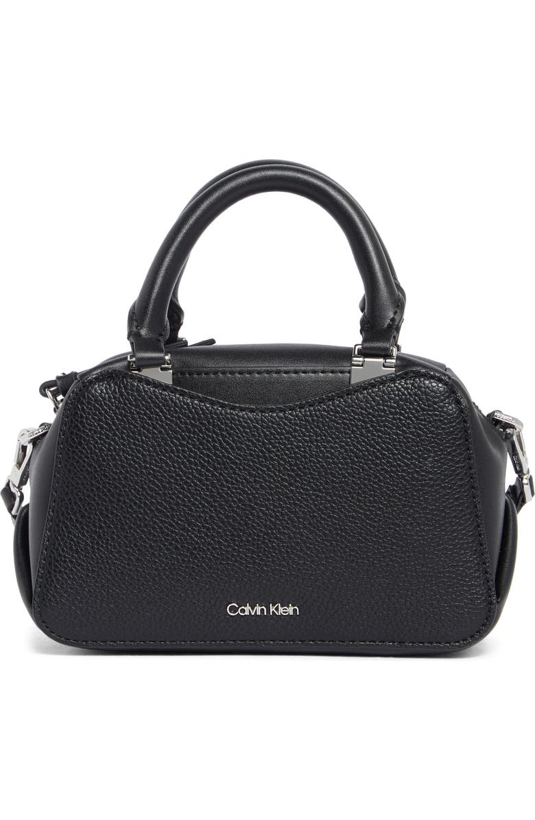 Calvin Klein Akari Crossbody Bag, Main, color, Black/ Silver