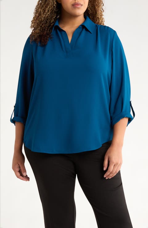 Roll Tab Shirt (Plus)