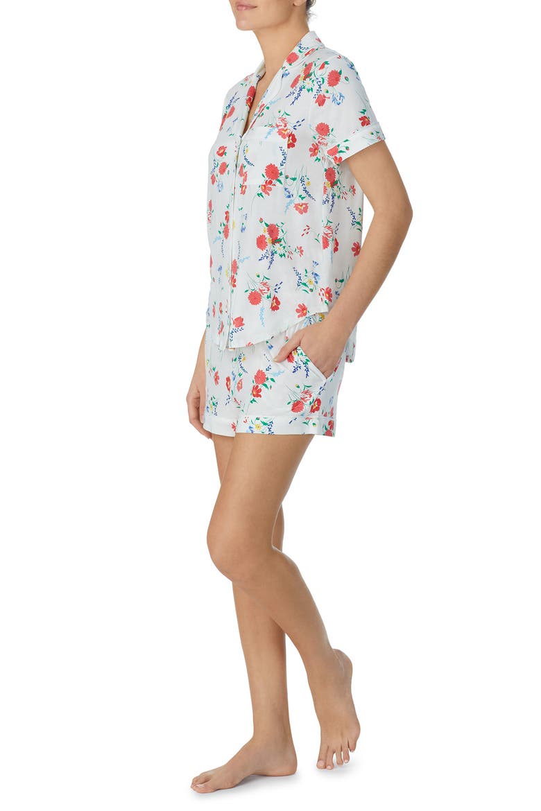 floral short pajamas, Alternate, color, TULIPBQT