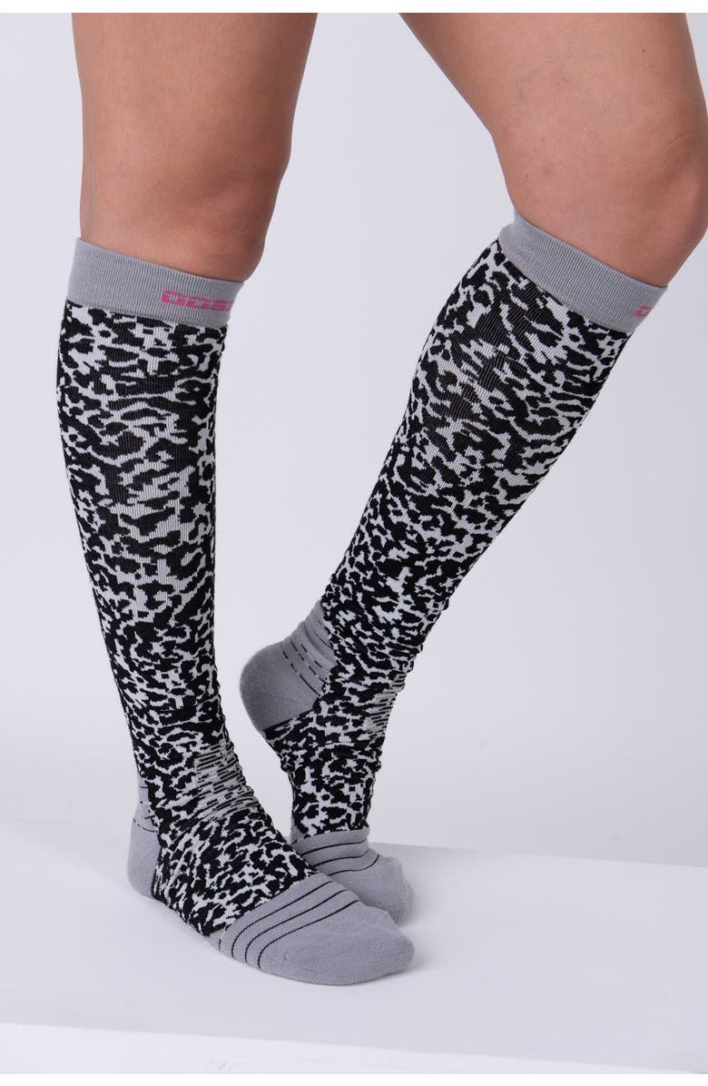 OOSC Penfold Black & White Ski Sock, Main, color, Black & White