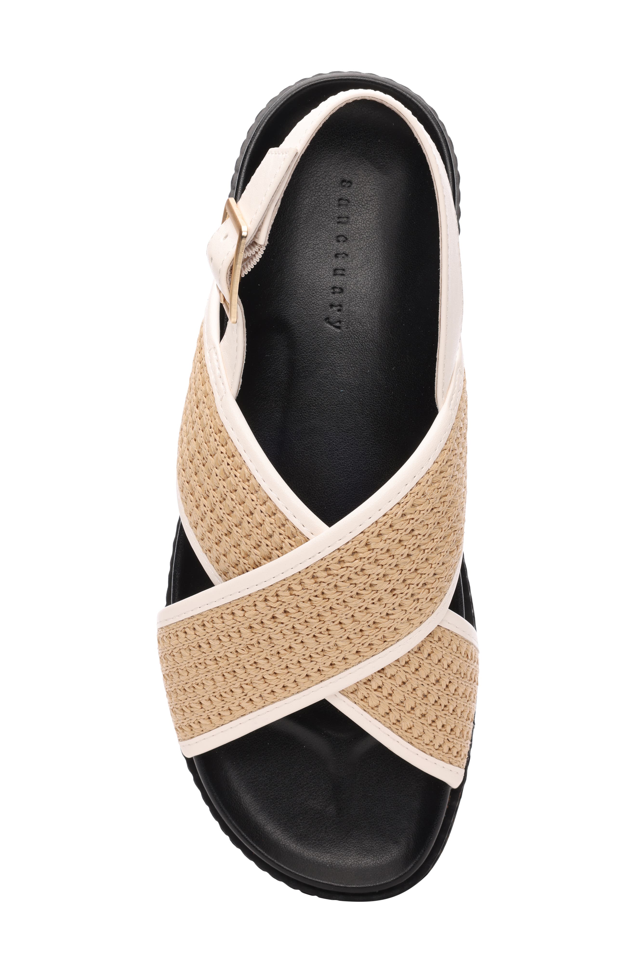 Sanctuary Freedom Raffia Slingback Platform Sandal, Alternate, color, 