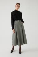 Exquise Adesina A Line Midi Skirt