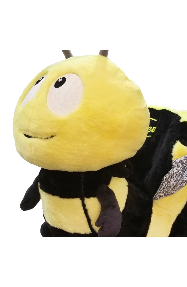 Gerardo´s Toys Little Rockers Bee Wooden Plush Ride, Alternate, color, Multicolored