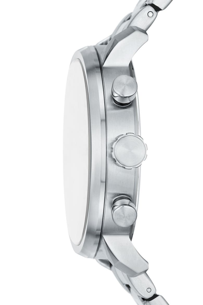 Rhett Multifunction Stainless Steel Watch, Alternate, color, SILVER