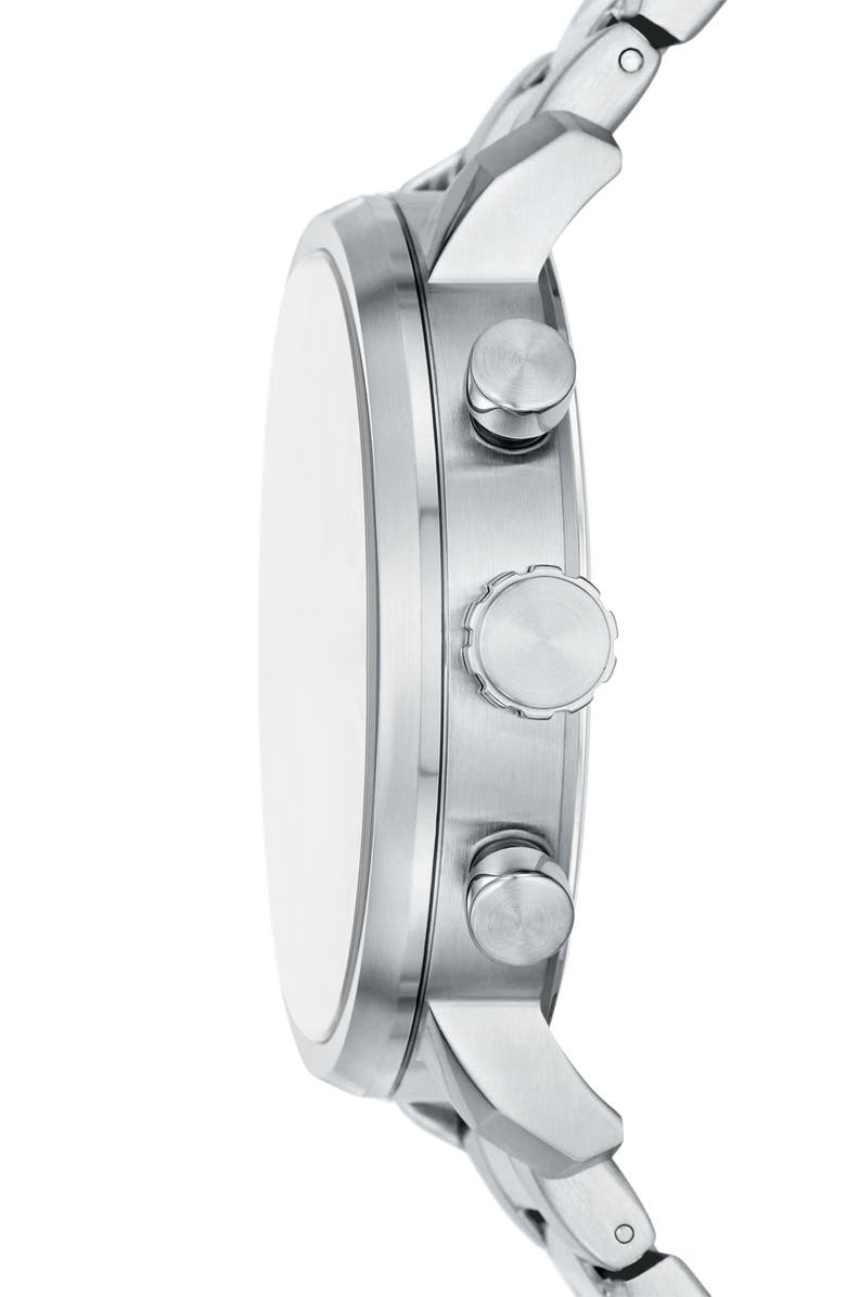 Fossil Rhett Multifunction Stainless Steel Watch, Alternate, color, Silver