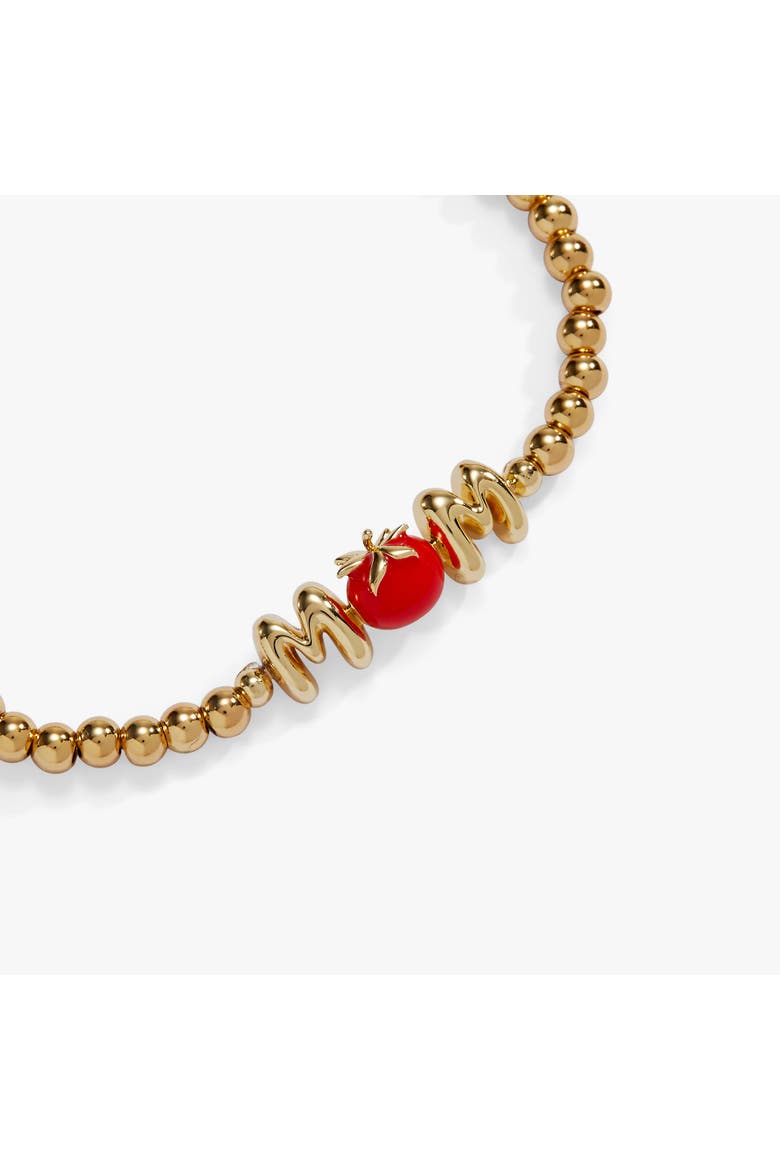 Farmers' Market 'Mom' Stretch Bracelet, Alternate, color, Gold
