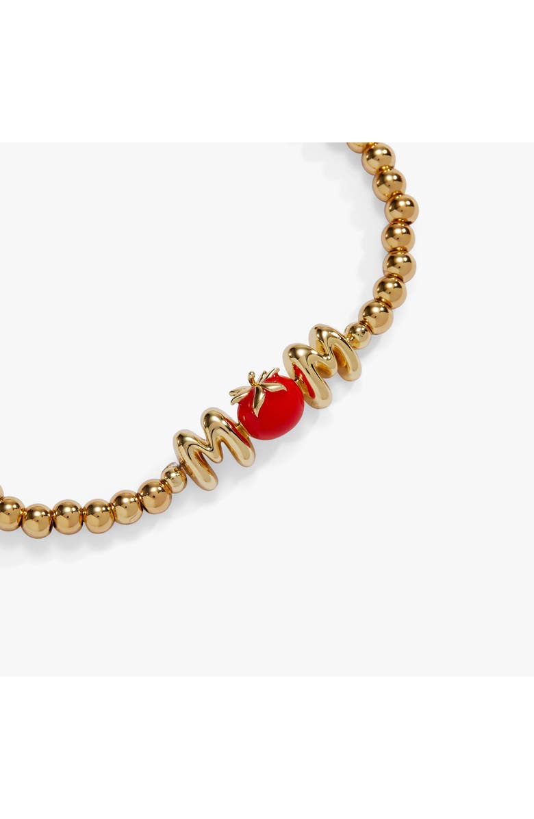 Alex and Ani Farmers' Market 'Mom' Stretch Bracelet, Alternate, color, 