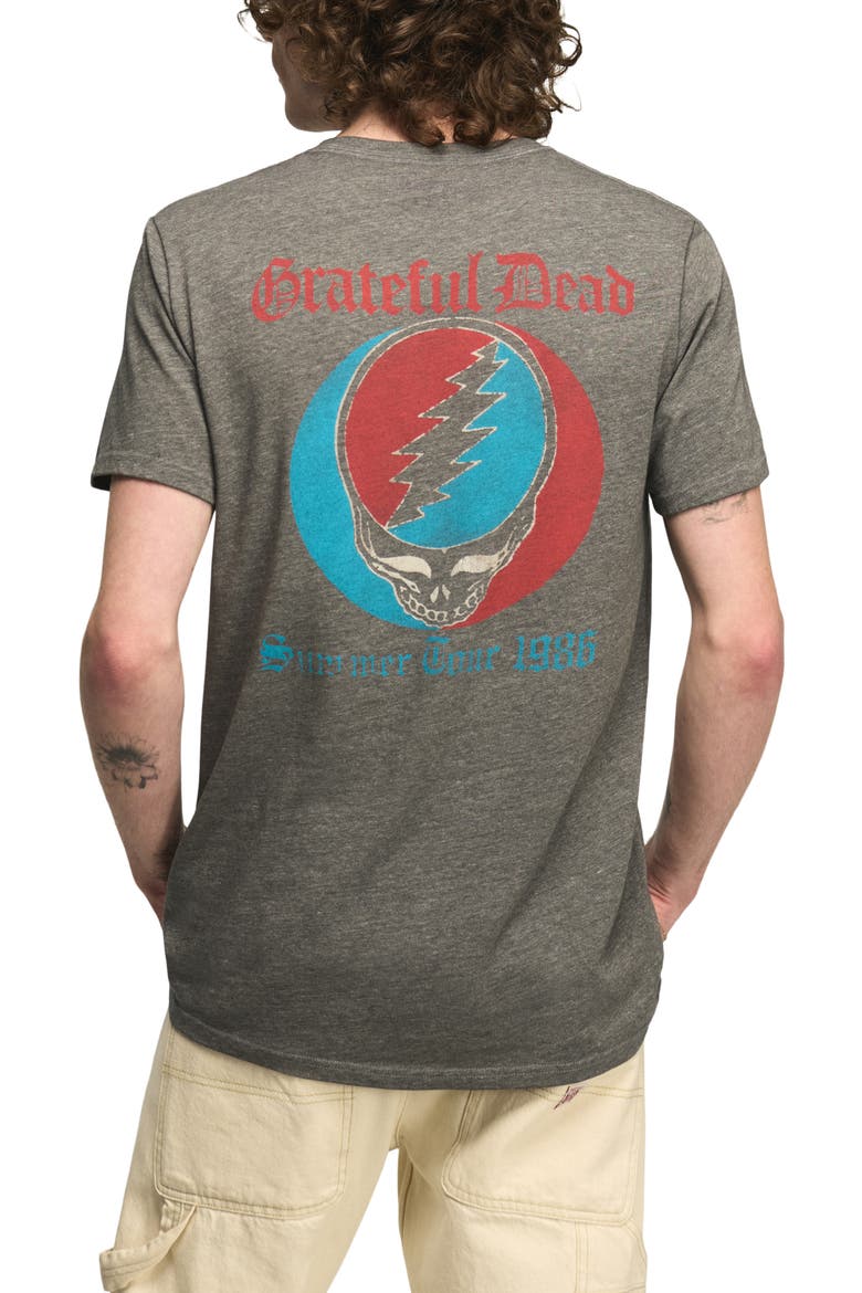 Grateful Dead Summer Tour Graphic T-shirt, Alternate, color, JET BLACK