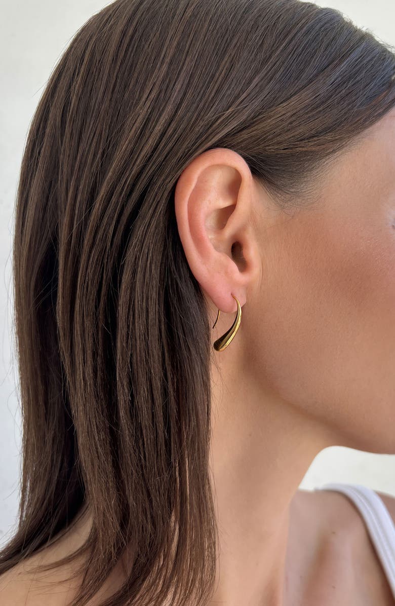 Adornia Teardrop Wire Earrings, Alternate, color,